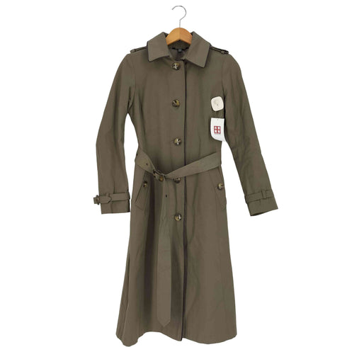 ローレンラルフローレン LAUREN RALPH LAUREN フード付き エポレット ベルテッド パイピング ステンカラーコート レディース import:XS