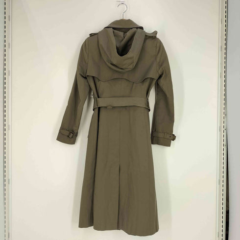 ローレンラルフローレン LAUREN RALPH LAUREN フード付き エポレット ベルテッド パイピング ステンカラーコート レディース import:XS