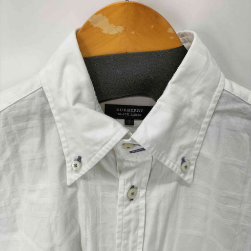 バーバリーブラックレーベル BURBERRY BLACK LABEL 半袖ボタンダウンシャツ メンズ JPN:2