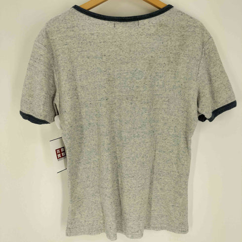 ジャックローズ JACKROSE LOT No. 93 プリント リンガー Tシャツ 霜降り メンズ JPN:M