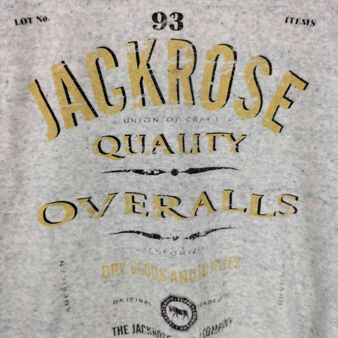 ジャックローズ JACKROSE LOT No. 93 プリント リンガー Tシャツ 霜降り メンズ JPN:M