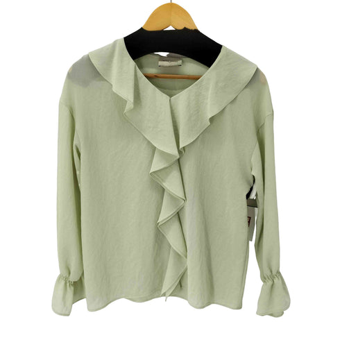 ユナイテッドアローズ UNITED ARROWS ラッフル Vネック ブラウス レディース JPN:36