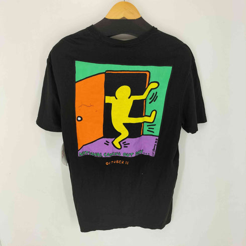 Keith Haring Foundation NCOD National Coming Out Day T-Shirts メンズ JPN:L