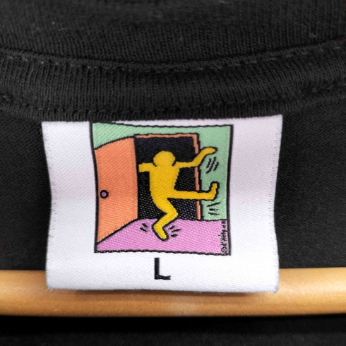 Keith Haring Foundation NCOD National Coming Out Day T-Shirts メンズ JPN:L