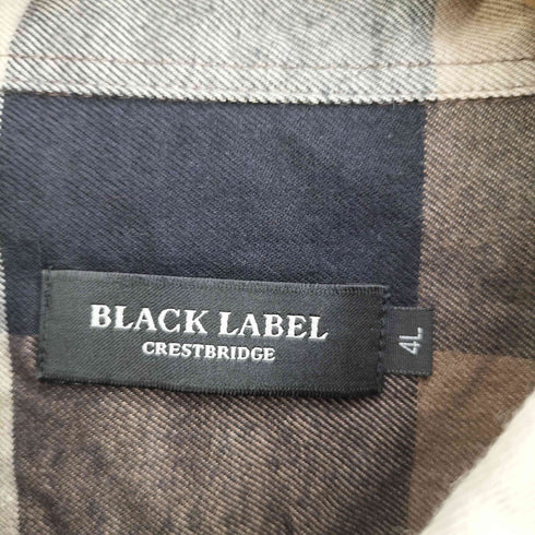 ブラックレーベルクレストブリッジ BLACK LABEL CRESTBRIDGE CBチェック 長袖チェックシャツ メンズ 4L