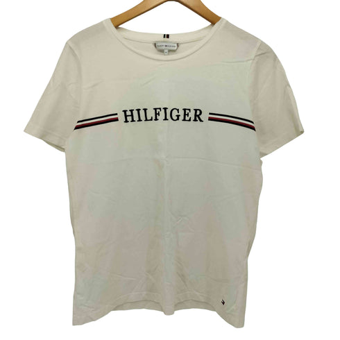 トミーヒルフィガー TOMMY HILFIGER ロゴ刺繍 S/S Tシャツ メンズ import:M