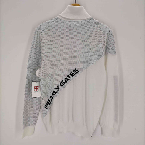 パーリーゲイツ PEARLY GATES カシミヤタッチコットンタートルネックニットプルオーバー メンズ 5
