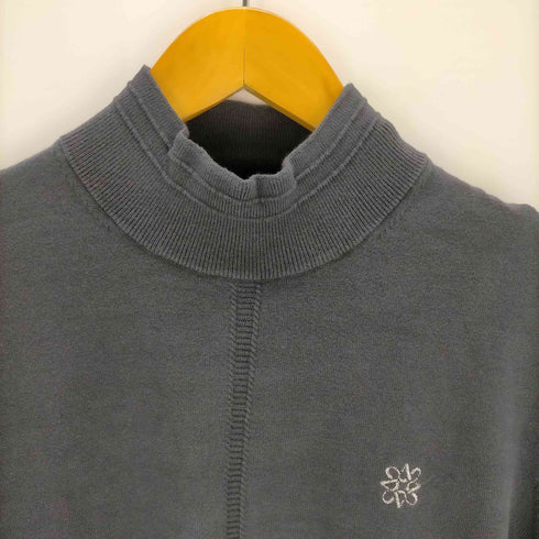 セントアンドリュース St. Andrews カシミヤタッチ天竺モックネックニットプルオーバー メンズ JPN:M