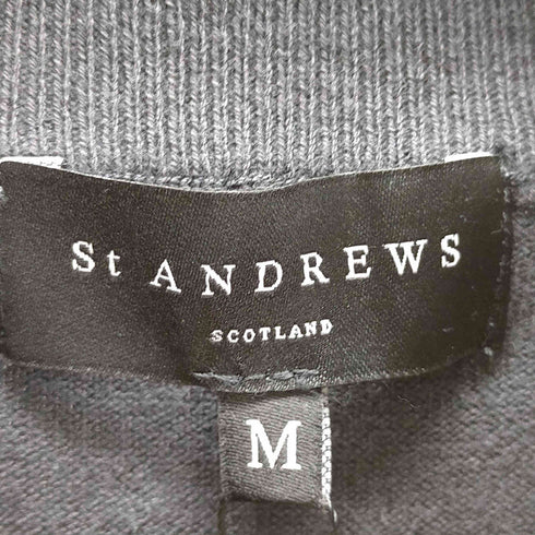 セントアンドリュース St. Andrews カシミヤタッチ天竺モックネックニットプルオーバー メンズ JPN:M