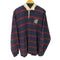 ポロスポーツラルフローレン POLO SPORT RALPH LAUREN 90S L/S ボーダー柄フロントロゴ刺繍 ラガーシャツ メンズ import:XXL