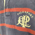 ポロスポーツラルフローレン POLO SPORT RALPH LAUREN 90S L/S ボーダー柄フロントロゴ刺繍 ラガーシャツ メンズ import:XXL