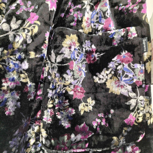 シュプリーム Supreme 19aw Floral Velour Short メンズ Large