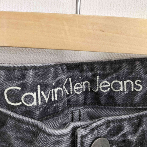 カルバンクラインジーンズ Calvin Klein Jeans high straight ダメージ加工デニムパンツ メンズ W32 L32