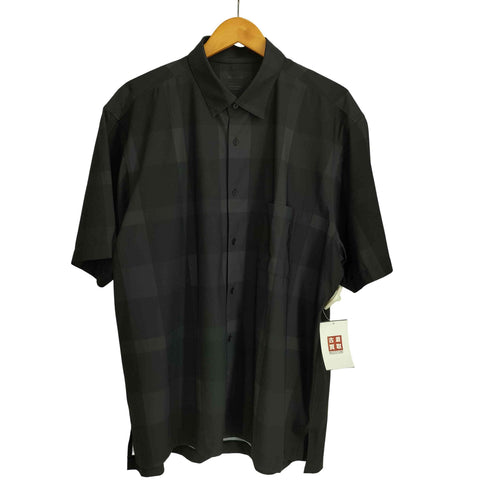 BLACK LAB. 半袖チェック柄シャツ メンズ 3L