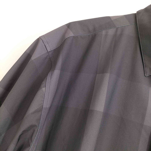 BLACK LAB. 半袖チェック柄シャツ メンズ 3L