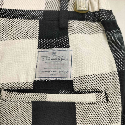 EFFE TONCHAN STREET 7分丈 タックチェックショーツ メンズ