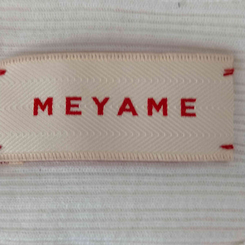 メヤメ MEYAME OBLONG NECK SLEEVELESS レディース FREE
