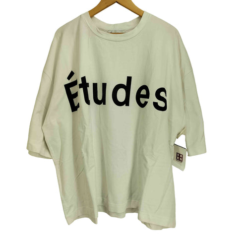 エチュード ETUDES ロゴプリントTシャツ オーバーサイズ メンズ JPN:M
