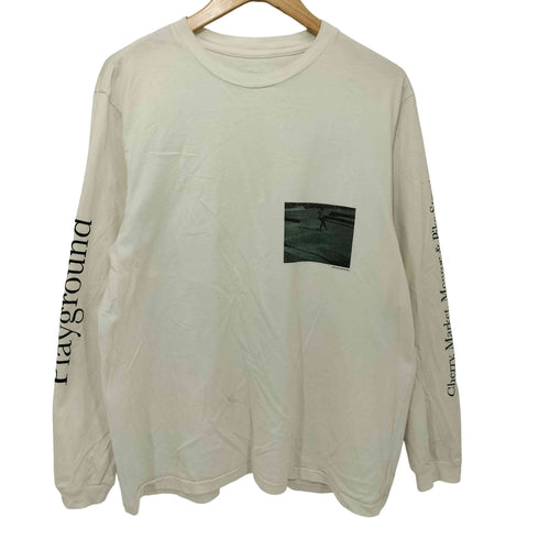 ジェーンスミス JANE SMITH 22SS COLEMAN PLAYGROUND LONG SLEEVE T-SHIRT グラフィックプリントビッグシルエットロンT メンズ JPN:M