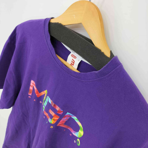 マハグリッド mahagrid フロントカラフルロゴ クルーネック半袖Tシャツ メンズ L