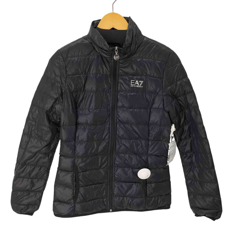 エンポリオアルマーニイーエーセブン EMPORIO ARMANI EA7 フロントロゴ ダウンジャケット メンズ