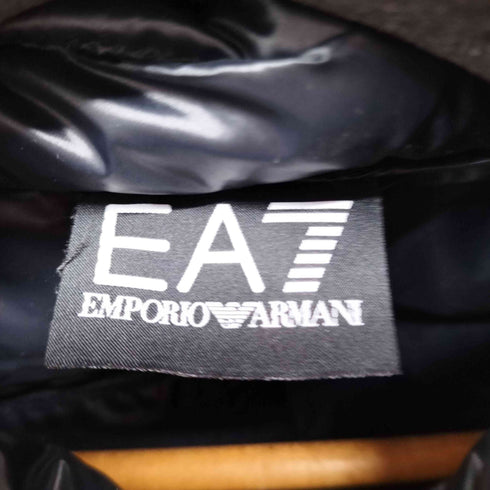 エンポリオアルマーニイーエーセブン EMPORIO ARMANI EA7 フロントロゴ ダウンジャケット メンズ