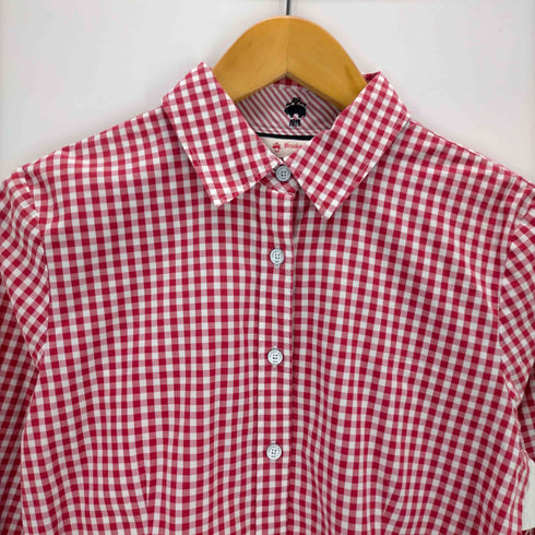 ブルックスブラザーズ BROOKS BROTHERS ギンガムチェックシャツ メタルボタン レディース JPN:0