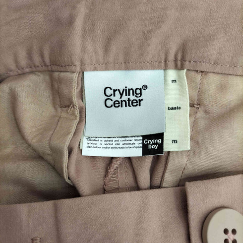 crying center 2タックイージーワイドパンツ メンズ
