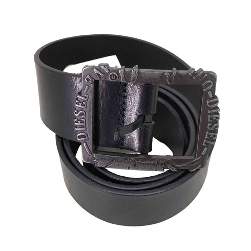 ディーゼル DIESEL Biframe Cintura Belt イタリア製 カウレザーベルト メンズ 85/34