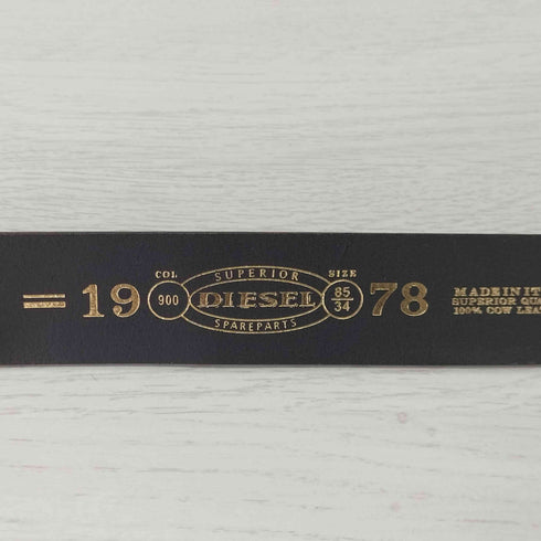 ディーゼル DIESEL Biframe Cintura Belt イタリア製 カウレザーベルト メンズ 85/34