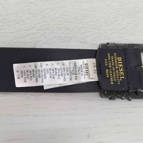ディーゼル DIESEL Biframe Cintura Belt イタリア製 カウレザーベルト メンズ 85/34