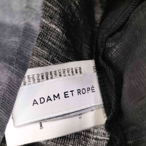 アダムエロペ Adam et Rope FEMME 22SS バルーンショートスリーブブラウス リネン混 レディース FREE