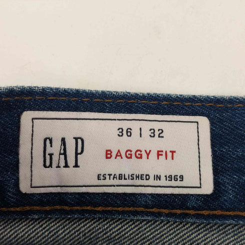 ギャップ Gap 24AW BAGGY FIT RIGI DARK WASH ジップフライ デニム パンツ メンズ 36×32