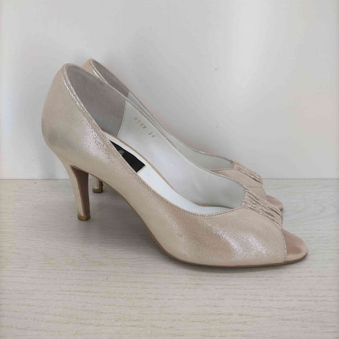 ランバンコレクション LANVIN COLLECTION オープントゥ パンプス レディース JPN:24