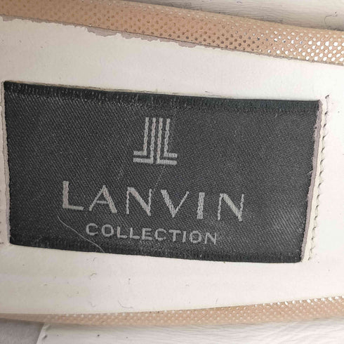 ランバンコレクション LANVIN COLLECTION オープントゥ パンプス レディース JPN:24