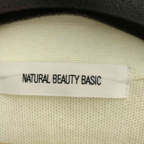 ナチュラルビューティーベーシック NATURAL BEAUTY BASIC 24SS クロップドフォルムニットカーディガン レディース FREE
