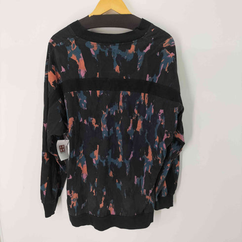 シャリーフ SHAREEF ペイント柄VネックTシャツ メンズ JPN:3