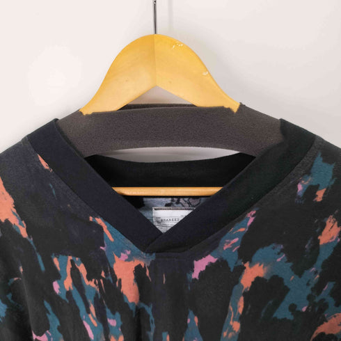 シャリーフ SHAREEF ペイント柄VネックTシャツ メンズ JPN:3