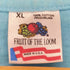 フルーツオブザルーム FRUIT OF THE LOOM ロゴプリント長袖カットソー メンズ XL