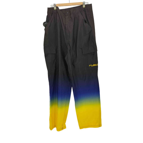 フブ FUBU 00s Y2K グラデーション バギーシェルパンツ メンズ XL