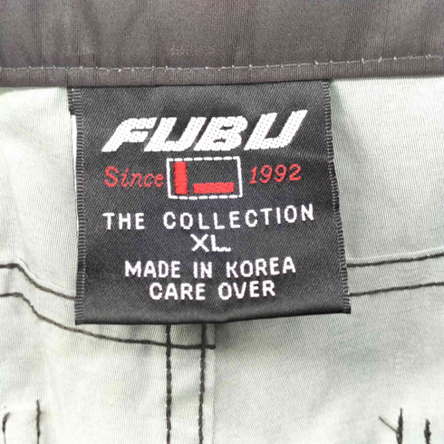 フブ FUBU 00s Y2K グラデーション バギーシェルパンツ メンズ XL