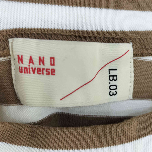 ナノユニバース NANO universe 19SS LB.03/ボーダーボクシーワイドTシャツ レディース JPN:XS
