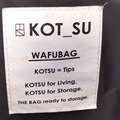 KOT_SU WAFUBAG ストレージショルダーバッグ メンズ