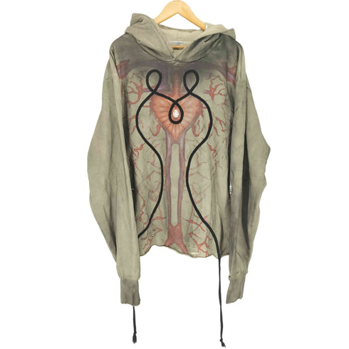 GLACIERBOY Mud Dyed Heart Pearl Hoodie メンズ JPN:M