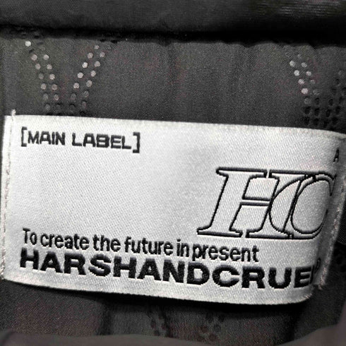 ハーシュアンドクルーエル HARSHANDCRUEL コントラストカラー ナイロン トラックジャケット メンズ L