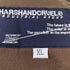 ハーシュアンドクルーエル HARSHANDCRUEL サイドラインストーン ベロアトラックパンツ メンズ XL