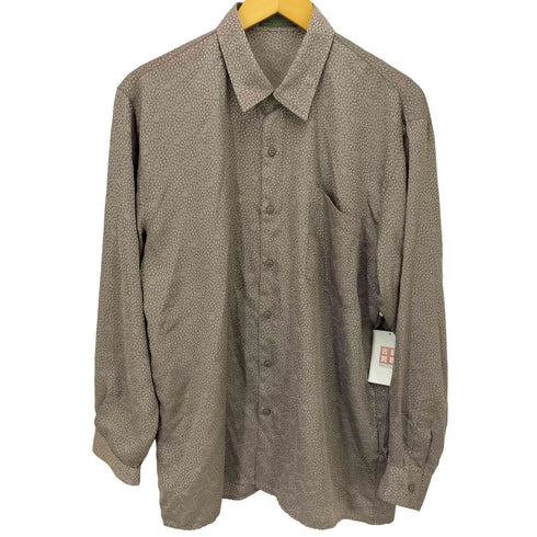 Dixton ジャガード ポリエステル レギュラーカラー L/S シャツ メンズ import:L