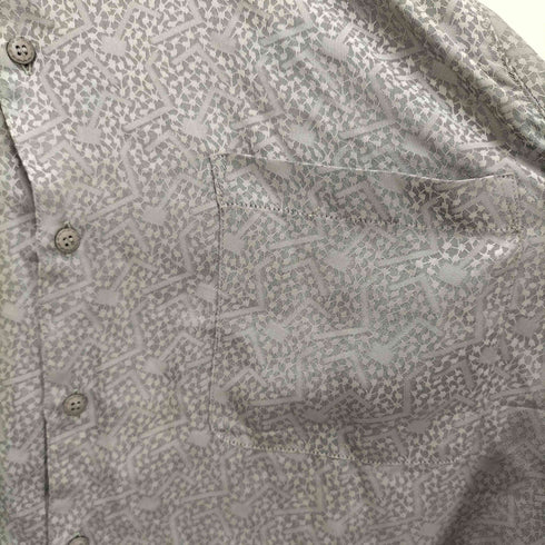 Dixton ジャガード ポリエステル レギュラーカラー L/S シャツ メンズ import:L