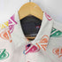 ゲス GUESS ×J BALVIN DILLION OVERSIZED LOGO ECRU DENIM TRUCKER JACKET メンズ import:S