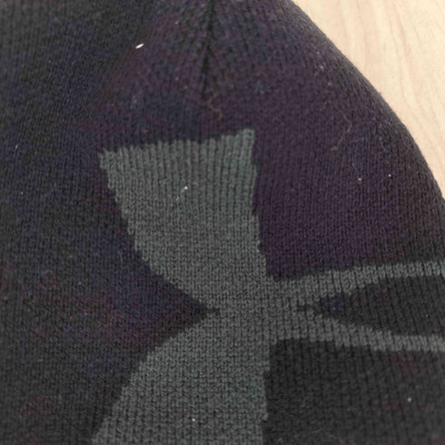 アンダーアーマー UNDER ARMOUR ロゴ刺繍 アクリルニット Y2K メンズ ONE SIZE